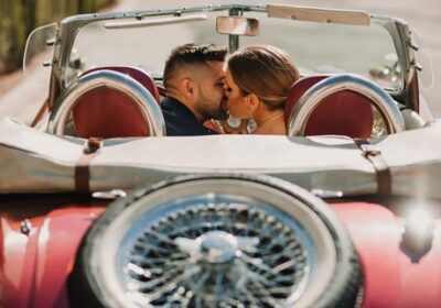 Boda en Valencia con Coche descapotable de Gaspar & Cristina